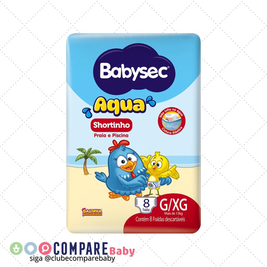 Sof Fralda Babysec Aqua G E Xg 4X8