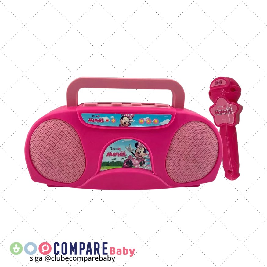 Boombox Karaoke Infantil Minnie
