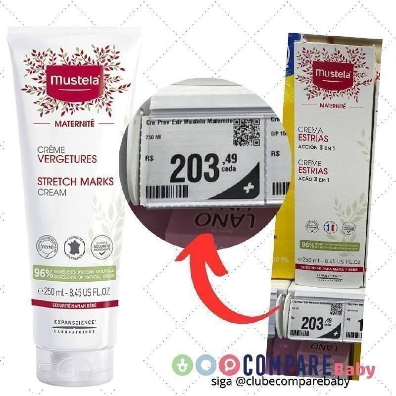Creme Estrias Mustela 250ml, Mustela Maternité