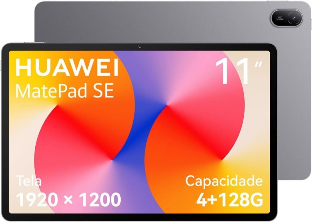 HUAWEI MatePad SE 11 - 128GB 4GB RAM - Tela 11" Bateria 7700mAh - Cinza