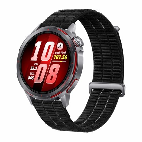 Smartwatch, HUAWEI WATCH GT Runner 2, Bateria com Até 14 Dias, Posicionamento Preciso, Modo Maratona Inteligente,GPS, ECG, Compatível com iOS e Android, Pulseira Extra Inclusa, Preto