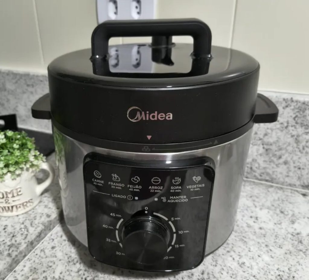 PANELA DE PRESSÃO MECÂNICA 4L MIDEA PRA NAO DAR BANDEIRA