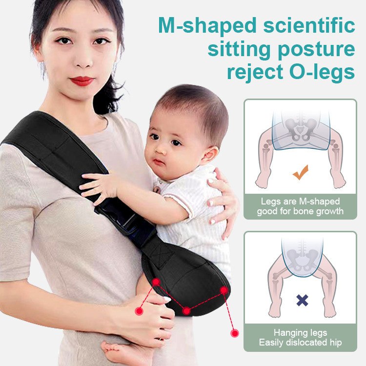 [Fácil de Usar] Canguru Bebê/Sling Leve/Porta-Bebê para Bebês no Verão