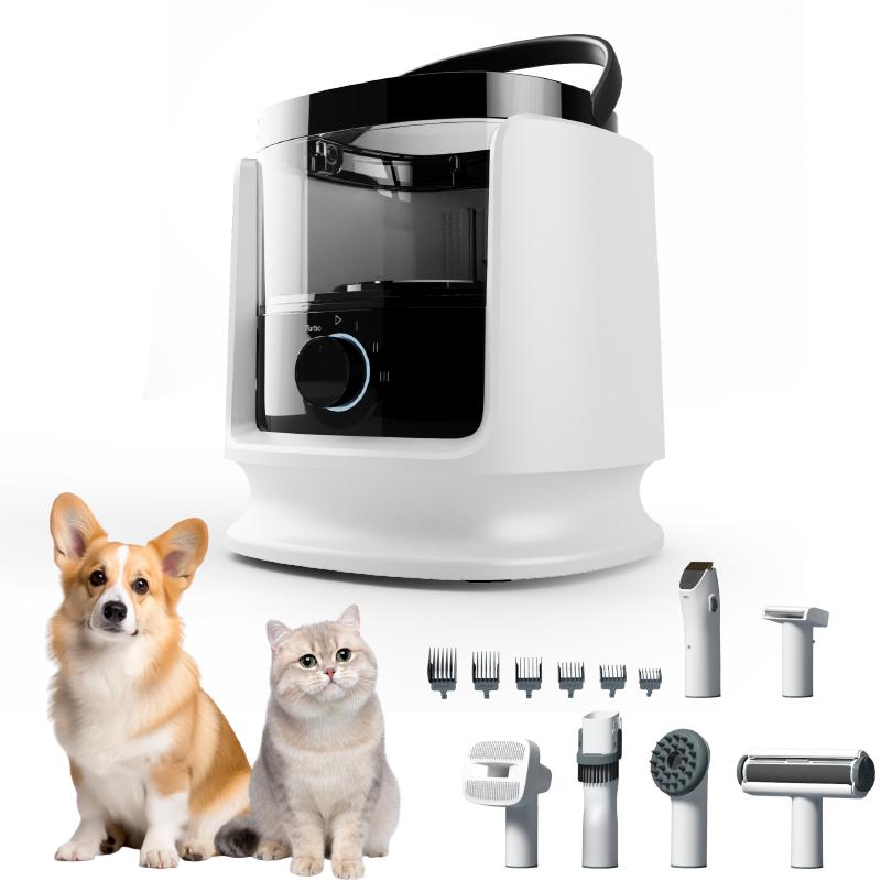 2026 Novo Kit de Higiene para Pets: Aspirador e Escova Multifuncional de Alta Qualidade para Cães e Gatos