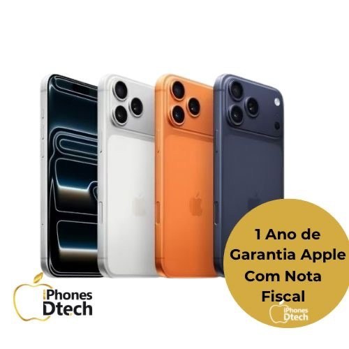 iPhone 17 Pro Max 256GB 512GB Original Lacrado Laranja