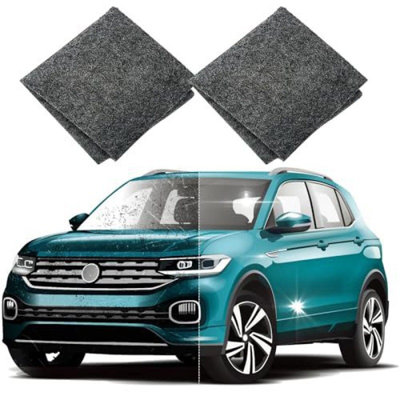 2026 Novo Kit 2 Peças de Pano Mágico Nano Aprimorado para Reparo de Arranhões Automotivos, Pano de Microfibra para Remoção de Arranhões na Pintura e Polimento