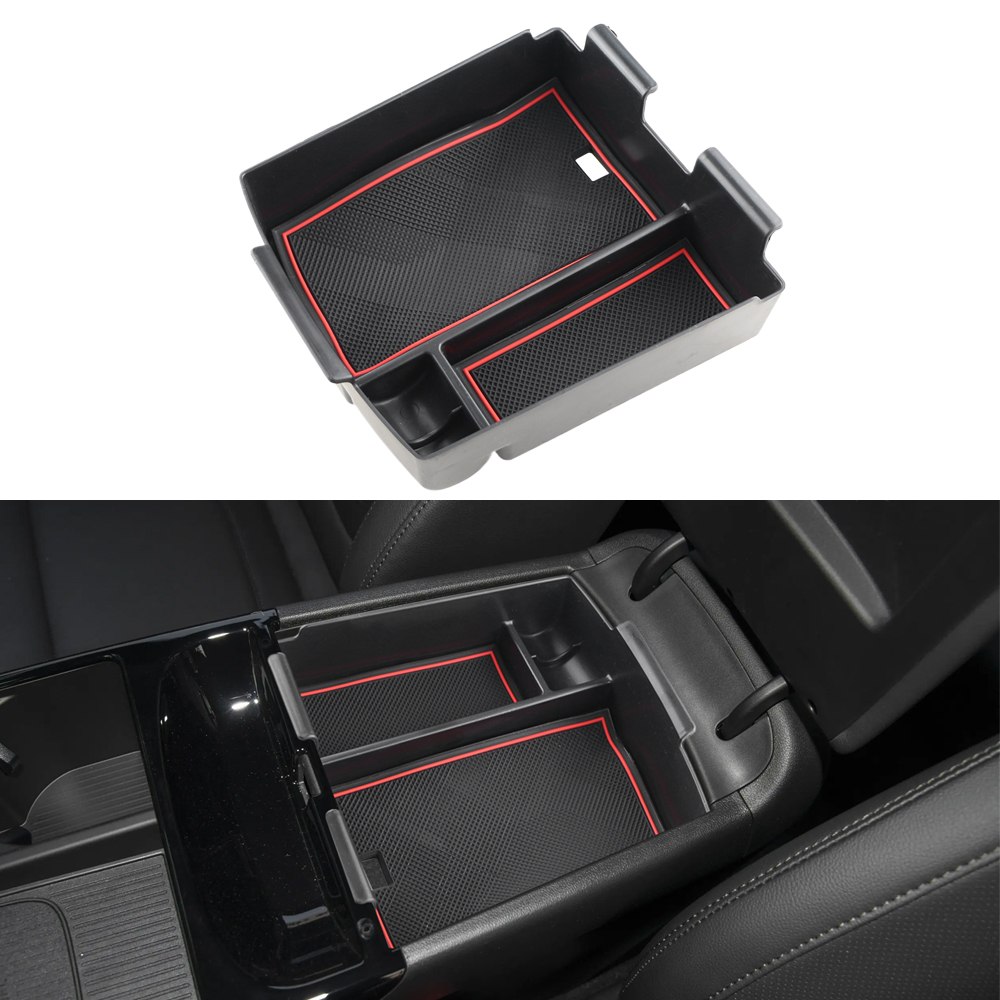 Para Hyundai Tucson 2025 2026: Caixa Organizadora de Apoio de Braço, Bandeja Organizadora para Console Central, Acessórios Internos Automotivos