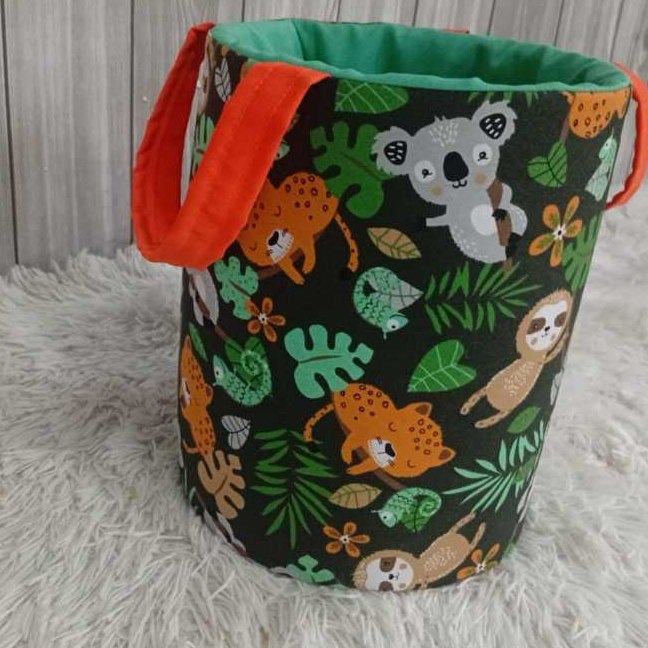 Cesto Organizador de Brinquedos Tamanho G Para Cães e Gatos