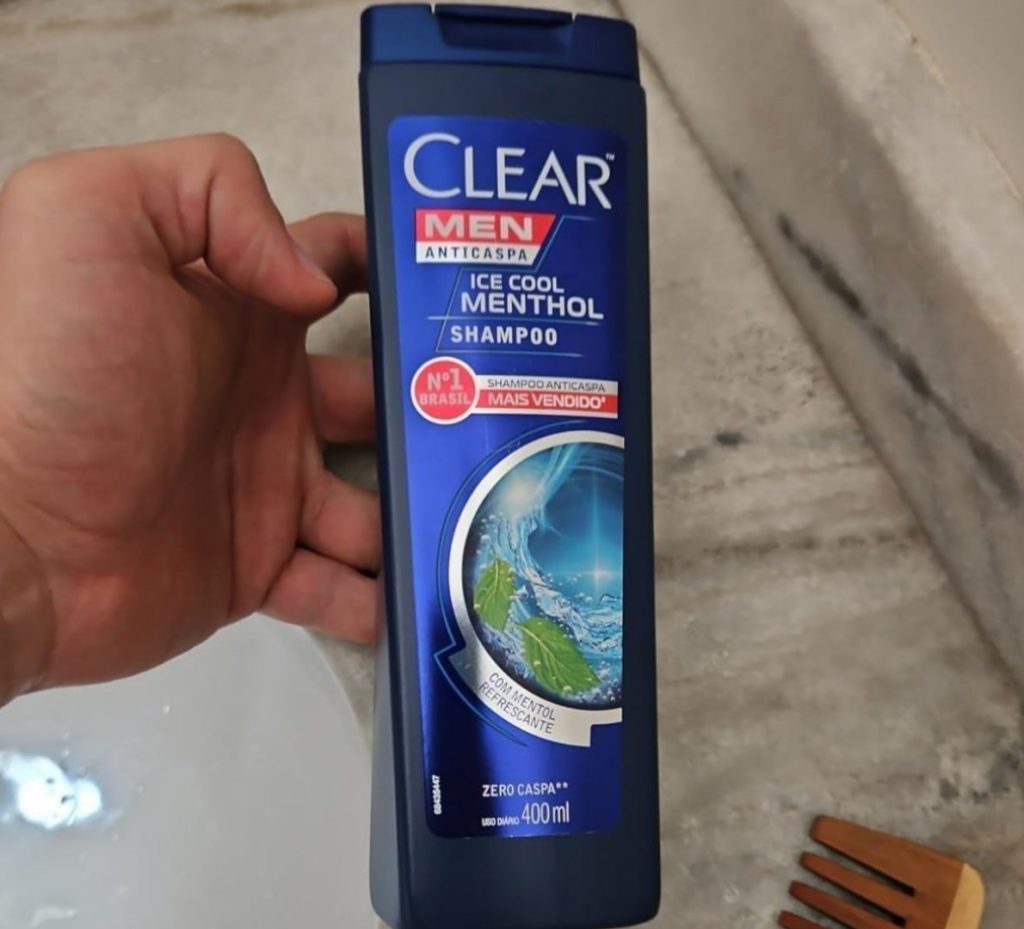 Clear Shampoo Men Anticaspa Ice Cool Menthol 400mL