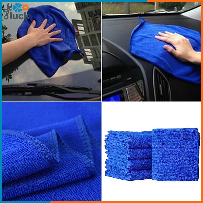 LTBR 5 Unidades Fabuloso Grande Pano De Lavagem Azul Para Carro Toalhas De Limpeza De Microfibra Cuidados Automotivos
