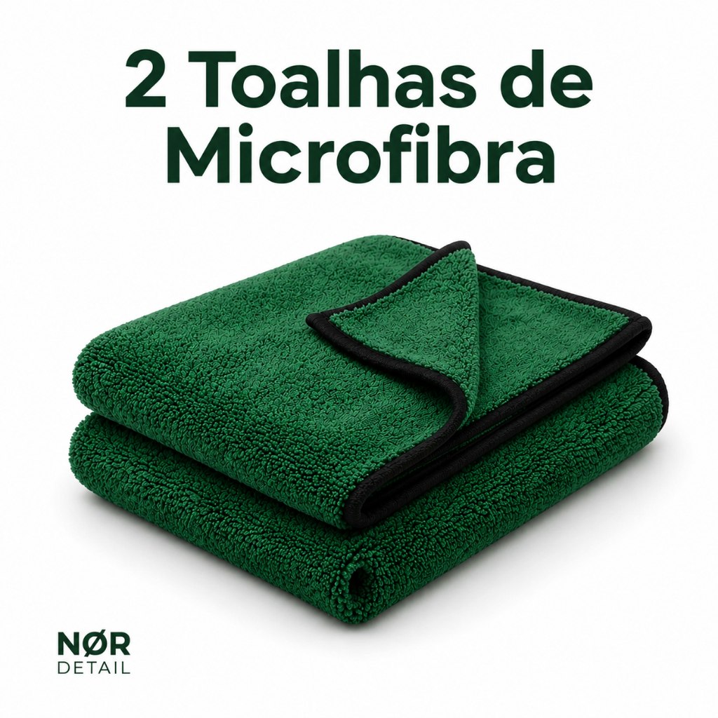 Kit 2 Pano Microfibra Automotivo Toalha 350Gsm - Limpeza automotiva - Pano Toalha para Carro Molhado