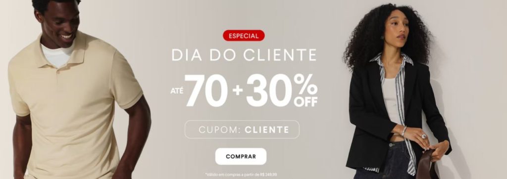 DIA DO CLIENTE NA RIACHUELO!