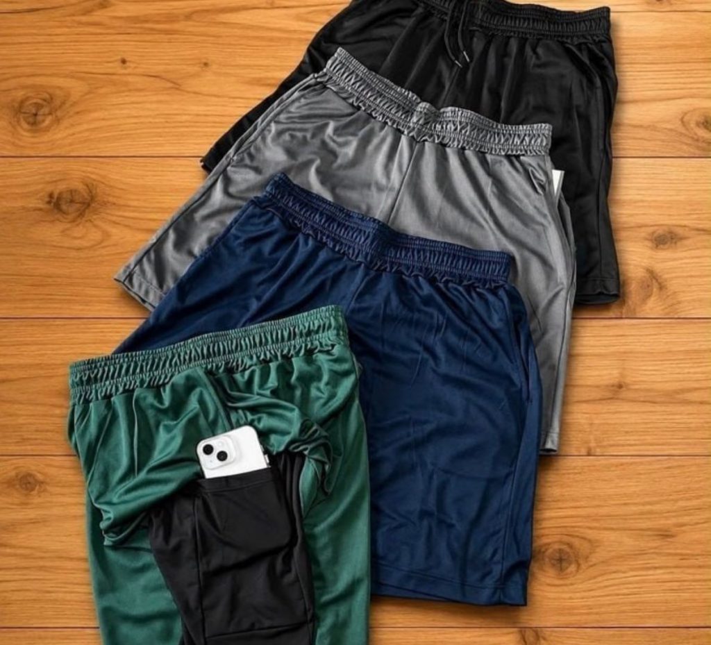 Kit 4 Shorts 2 em 1 Dryfit
