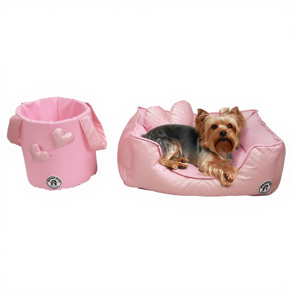 Cama Colchonete Pet Para Cães Gatos Tamanho P Delicate Baby Com Cesto Organizador