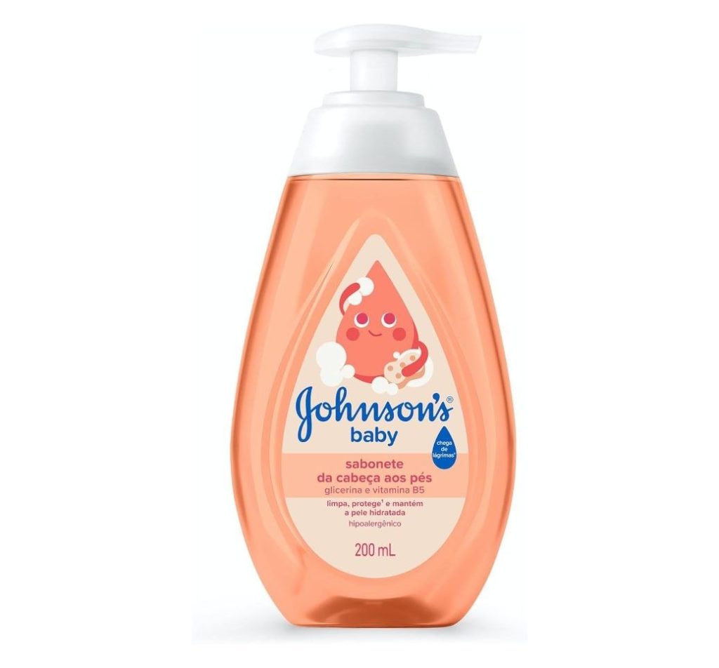 Sabonete Líquido Glicerina Da Cabeça Aos Pés Johnson's Baby 200ml