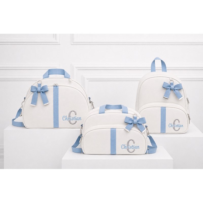 Kit 3 peças de Bolsas Mala Maternidade Personalizado  com nome Térmicas para Bebê Menino Menina Maternidade Grandes