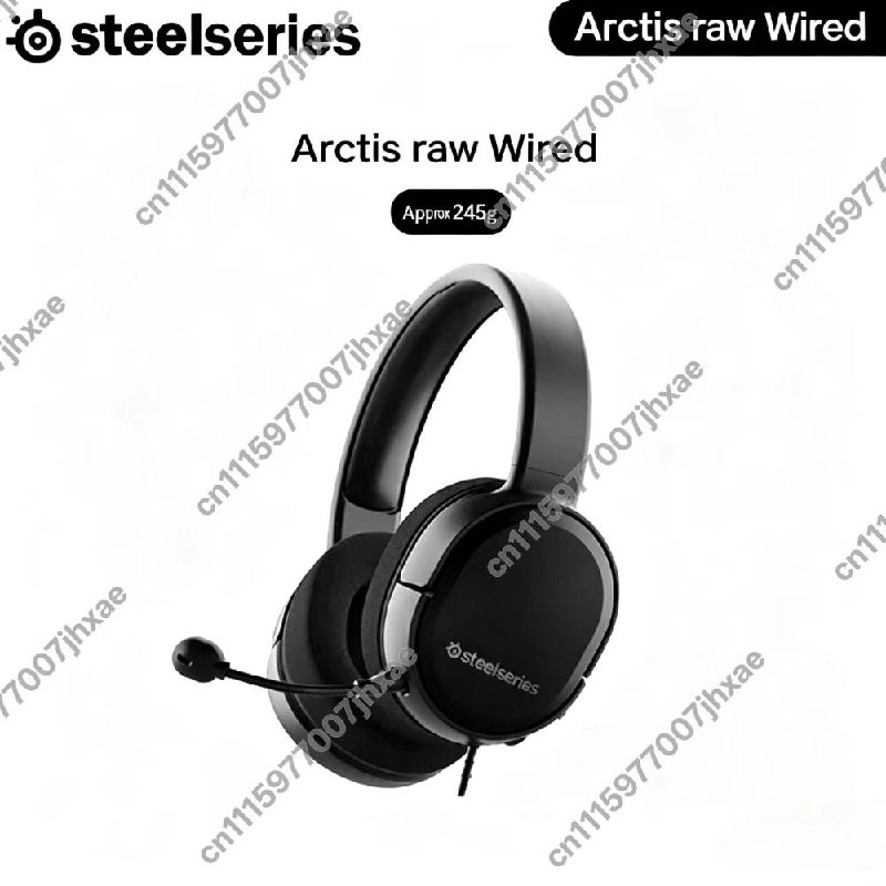 Headset Gamer Steelseries Arctis Raw Anticection com Cancelamento de Ruído e Microfone com Fio