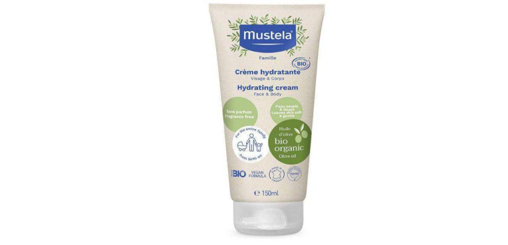 Mustela Creme Hidratante Corporal Bio 150Ml - Hidrata A Pele Do Rosto E Corpo - Sem Fragrância Vegano Com 99% De Ingredientes De Origem Natural