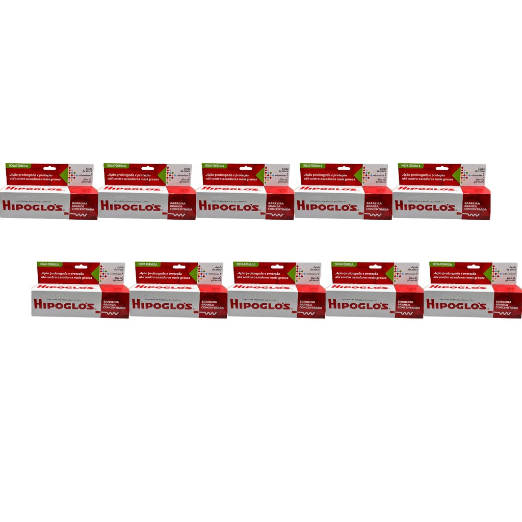 Kit 10 Pomadas Hipoglós Original 120g Creme de Assadura prevenção e proteção Pomada