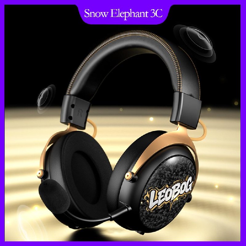 LEOBOG AX5 Headset Gamer Sem Fio 2.4G Bluetooth 7.1 Surround com Microfone com Cancelamento de Ruído AI e Placa de Som C-media para PC e Gamers de E-sports