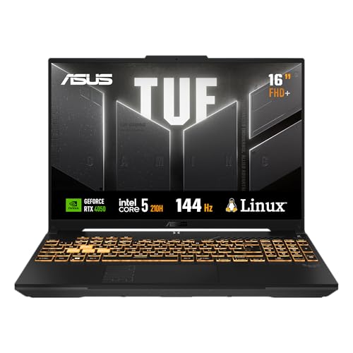 ASUS TUF Gaming F16 Intel Core 5, RTX 4050, 8GB, 512GB SSD, KeepOS,16.0'' FHD, Mecha Gray - FX607VU-RL054