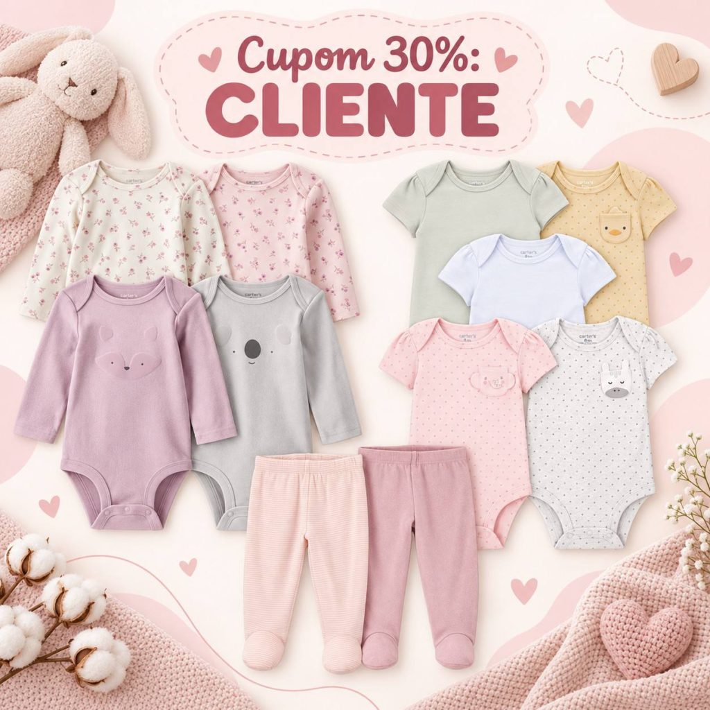 CARTER’S COM 30% OFF na Riachuelo!