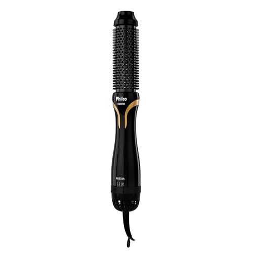 Philco Escova Secadora Bivolt 1300W Íons Tourmaline PES33A Tecnologia Íon Tourmaline