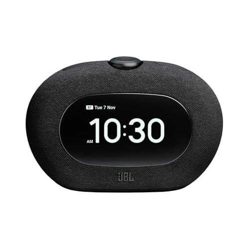 JBL, Caixa de Som com Rádio-relógio FM, Horizon 3, 5 W RMS, Bluetooth, USB-C - Preto