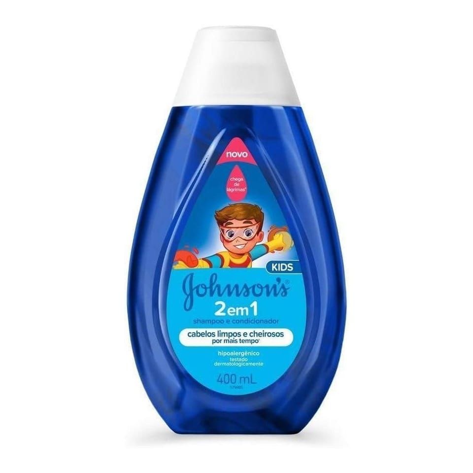 Johnson's Shampoo e Condicionador Infantil 2 em 1, 400ml