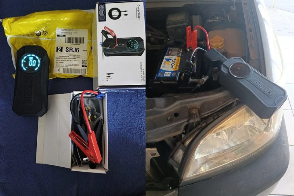 COMPRESSOR DE AR NA MÃO, PERRENGUE DE CARRO É PASSADO!
