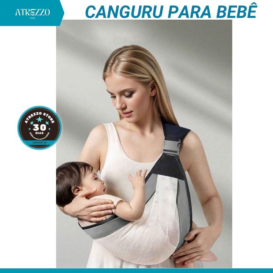 Ergonômico Canguru Para Bebê Até 15Kg Sling Wrap/porta bebês/canguru porta bebês