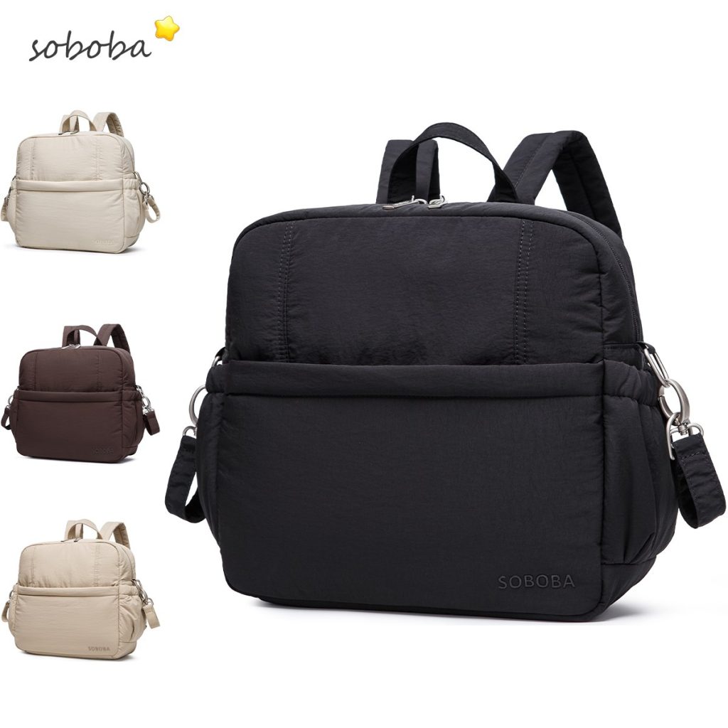 Mochila de Grande Capacidade para Fraldas, Multifuncional, para Mães, Bolsa de Viagem para Bebês com Alças para Carrinho de Bebê