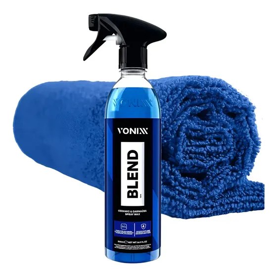 Cera Líquida Blend Spray Carnaúba Vonixx 500ml + Toalha Microfibra