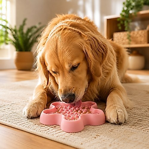 Comedouro Lento Antiansiedade Cães Gatos | Reduz Velocidade Alimentar Saudável | OFERTA FLASH!