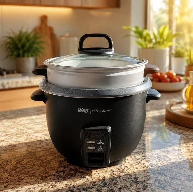 Panela Elétrica De Arroz Wap Wrc1000 2 Em 1 Gray Stone