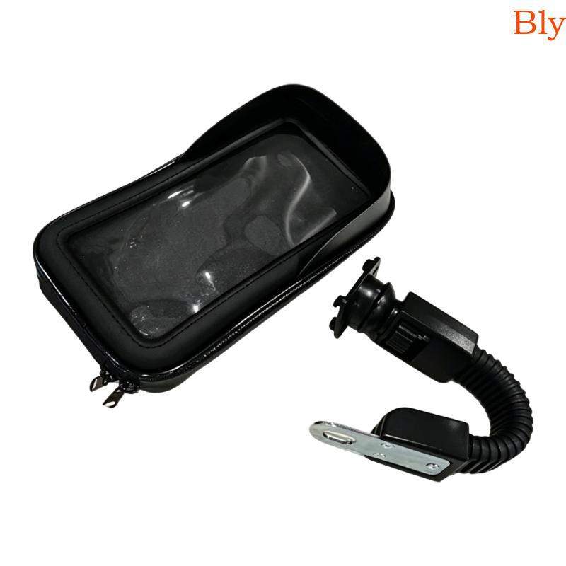 Bly Motocicleta Retrovisor Suporte Do Telefone À Prova Dwaterproof Moto Bolsa Sunvisor Capa Rotação 36