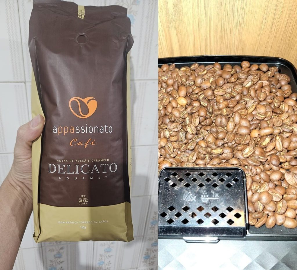 Café Gourmet Torrado em Grãos Delicato Notas de Avelã e Caramelo 1kg - Appassionato