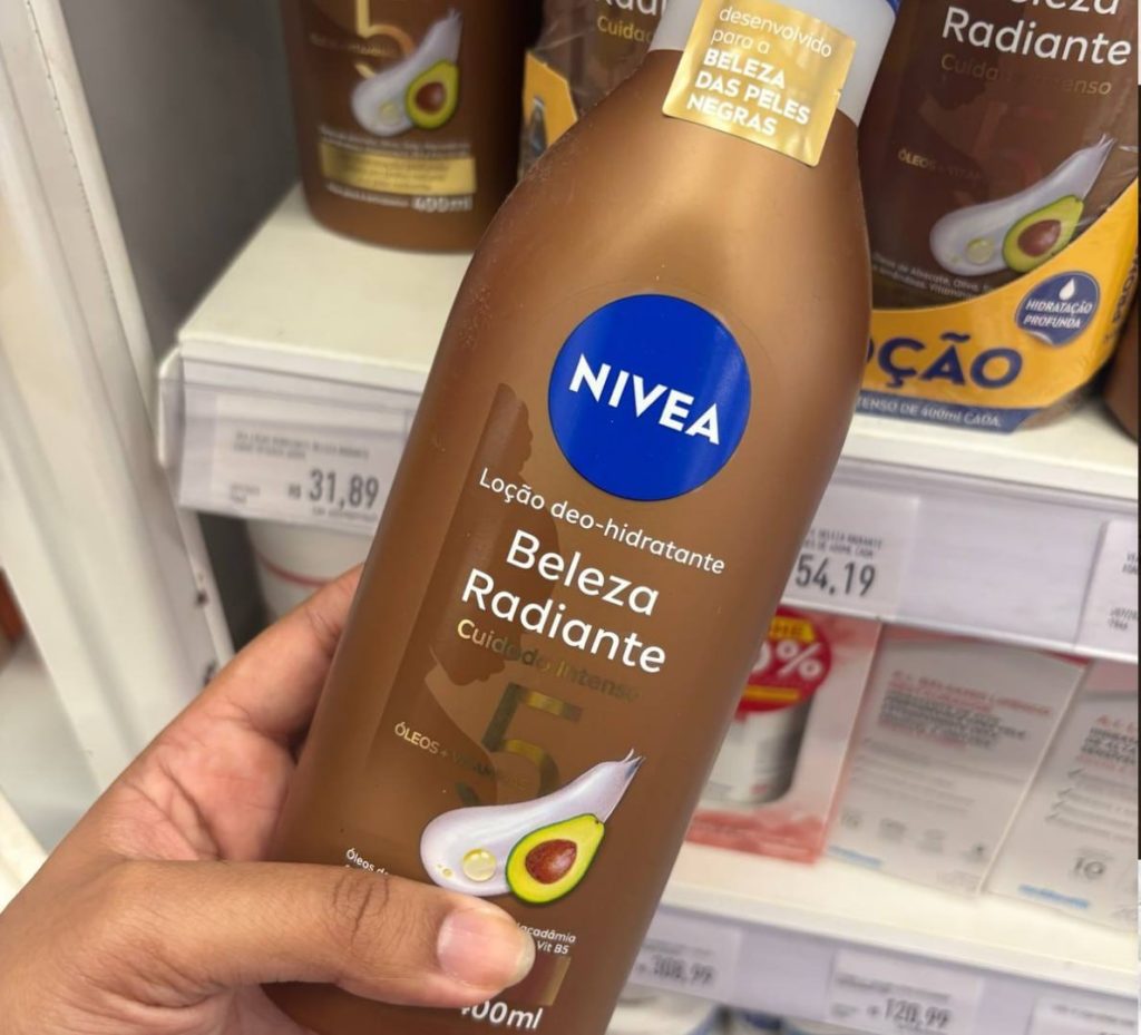 NIVEA Hidratante Desodorante Beleza Radiante Cuidado Intenso 400ml