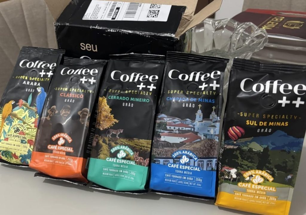 Kit 5 Pacotes Café Especial em Grãos Coffee++ (5x250g)