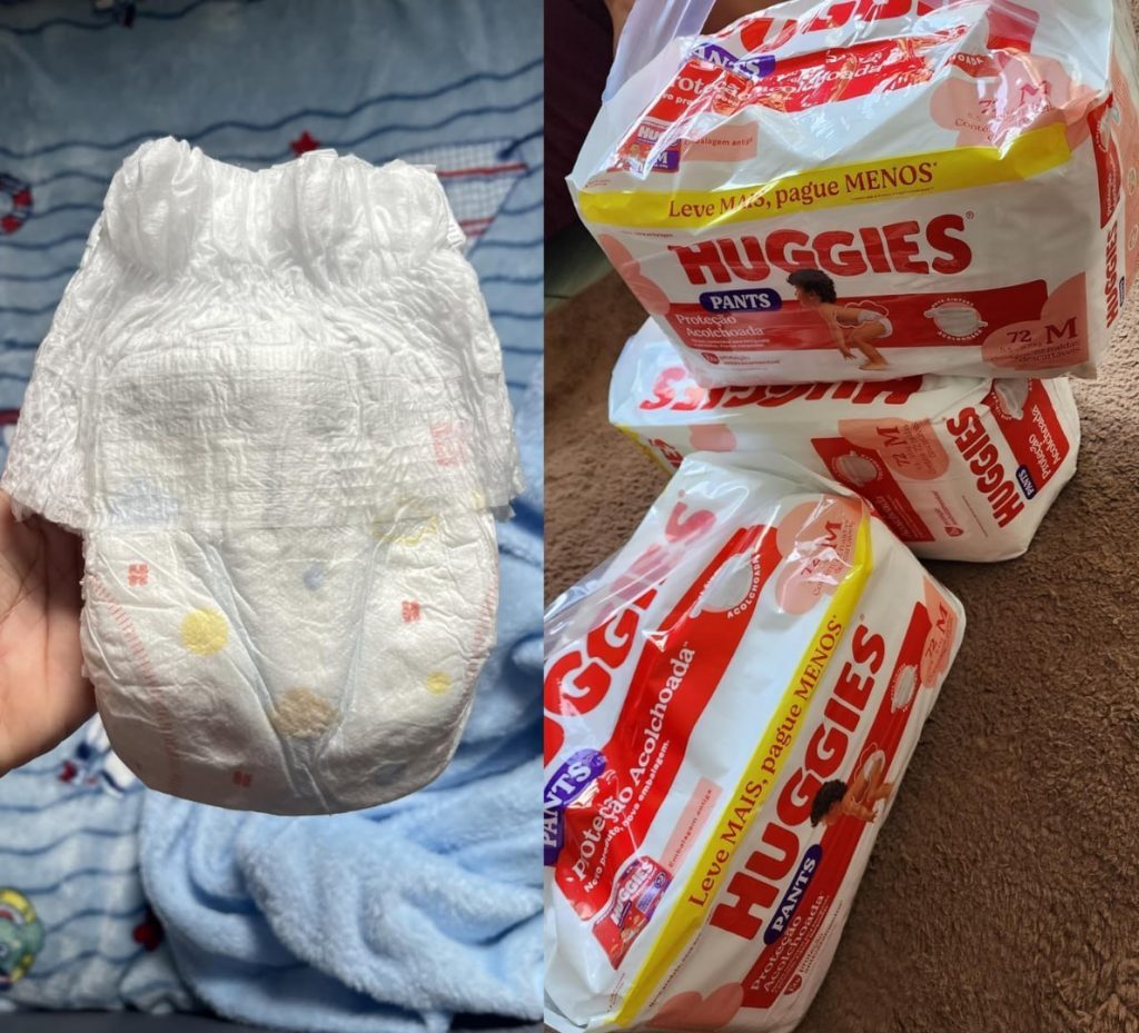 Fralda Pants Huggies Proteção Acolchoada M - 216 Unidades