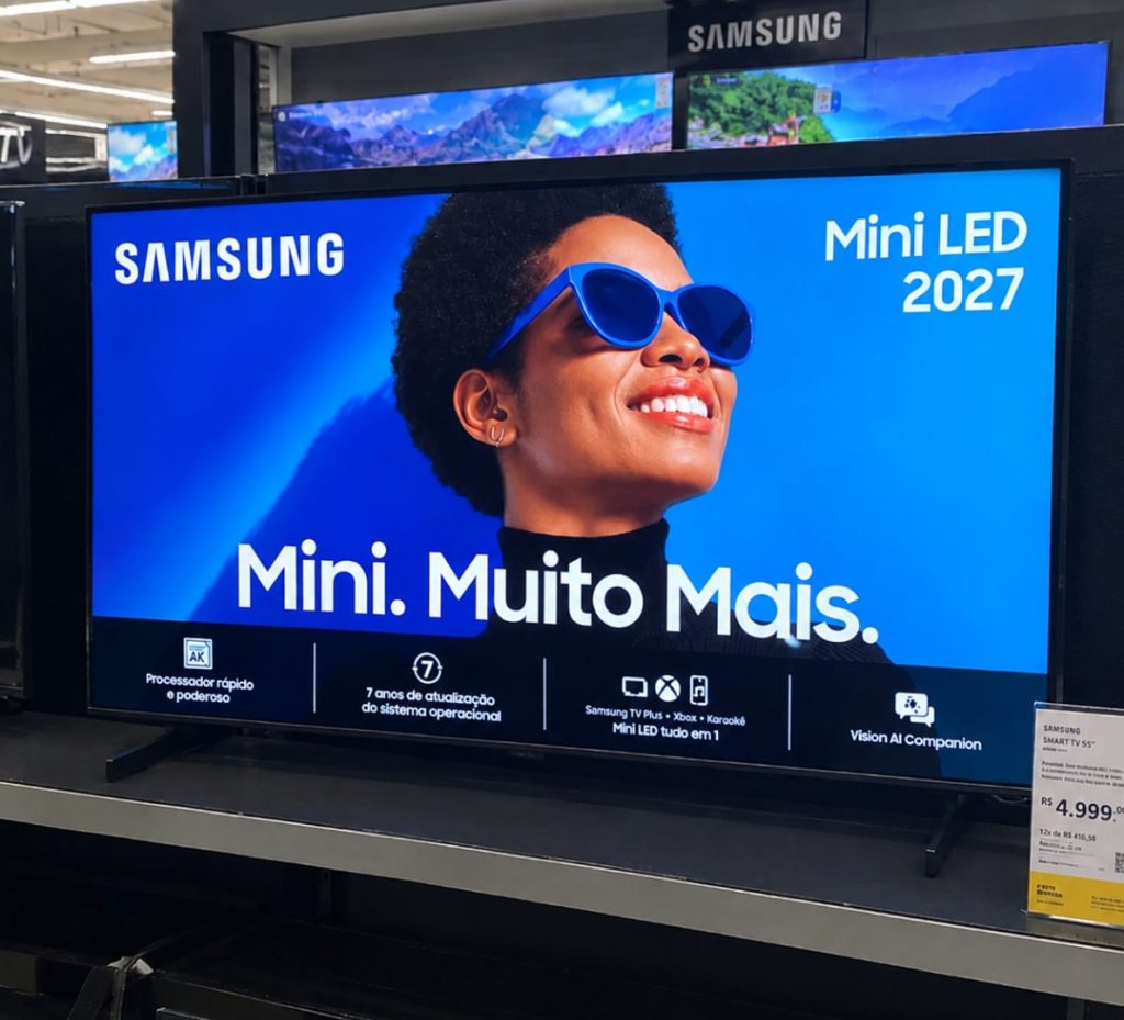 Smart TV Samsung 50" Mini LED 4K M75H 2027