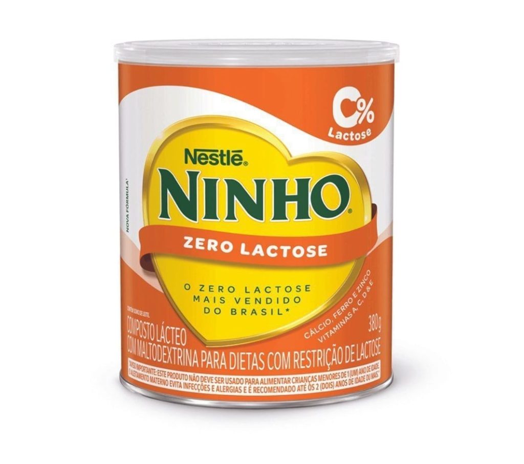 Composto Lácteo Ninho Fort+ Zero Lactose 380g