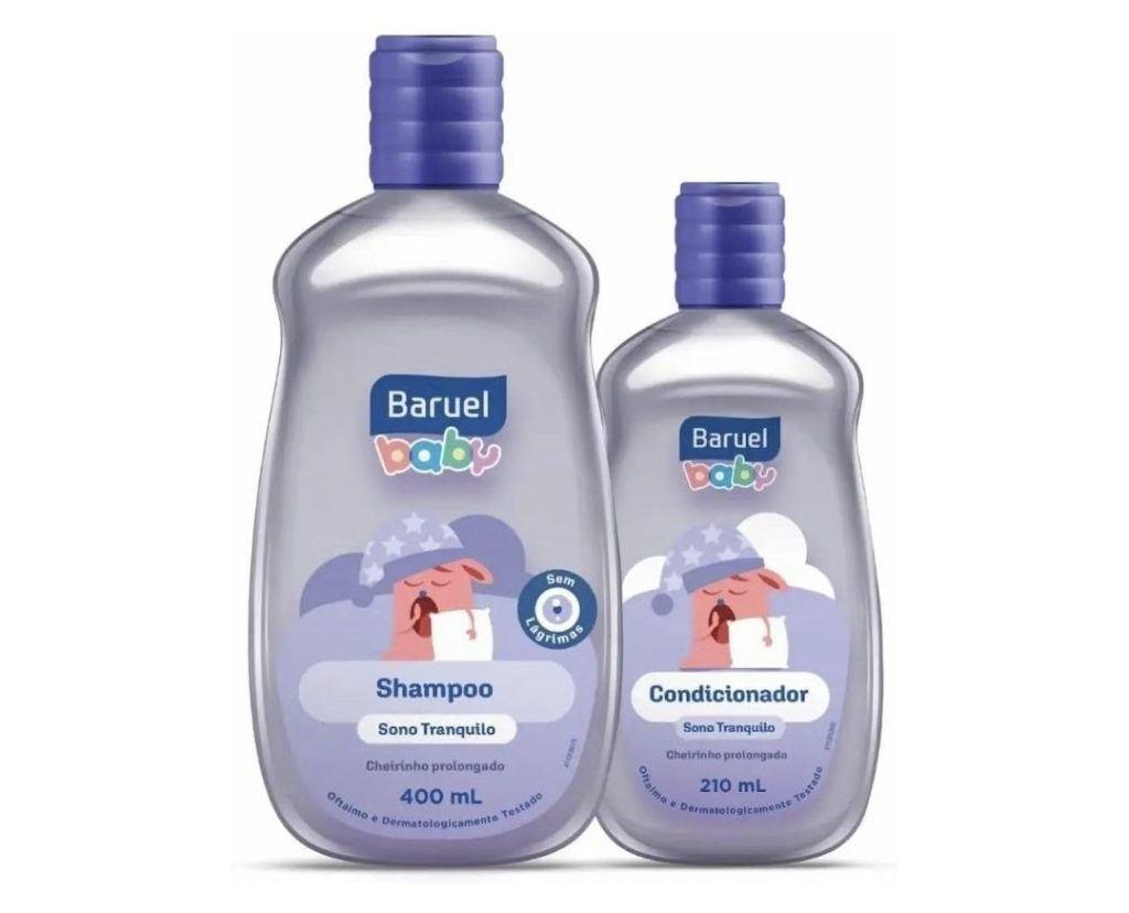 Kit Shampoo + Condicionador Baruel Baby 400Ml+210Ml Sono Tranquilo