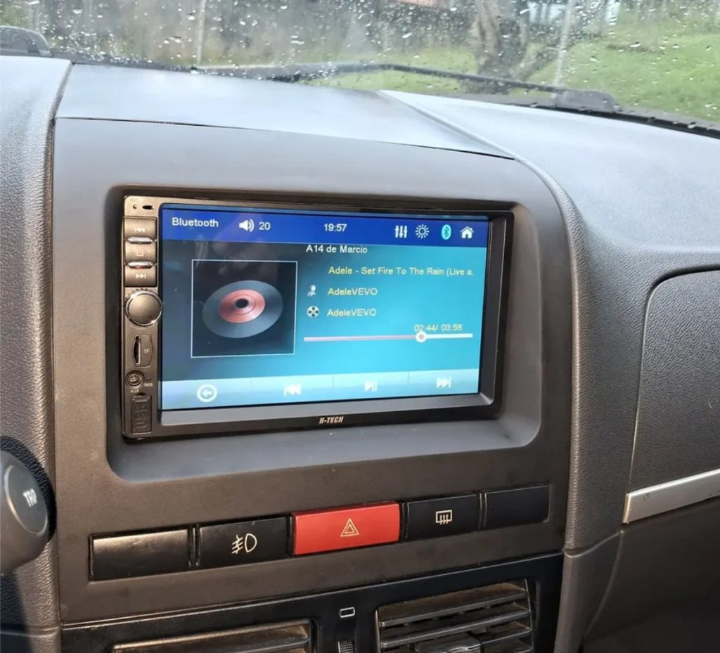 Multimidia 7" Mp5 Bluetooth Usb Sd com Controle Remoto