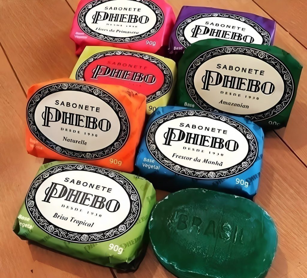 Kit 8 Sabonetes Phebo Amarelo 720g