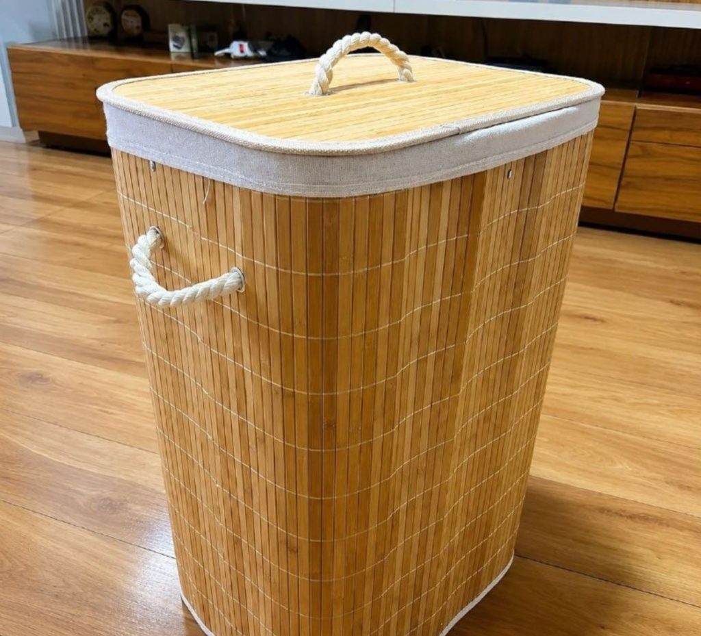 CESTO DE BAMBU? AGORA A ROUPA SUJA VAI TER MAIS ESTILO!