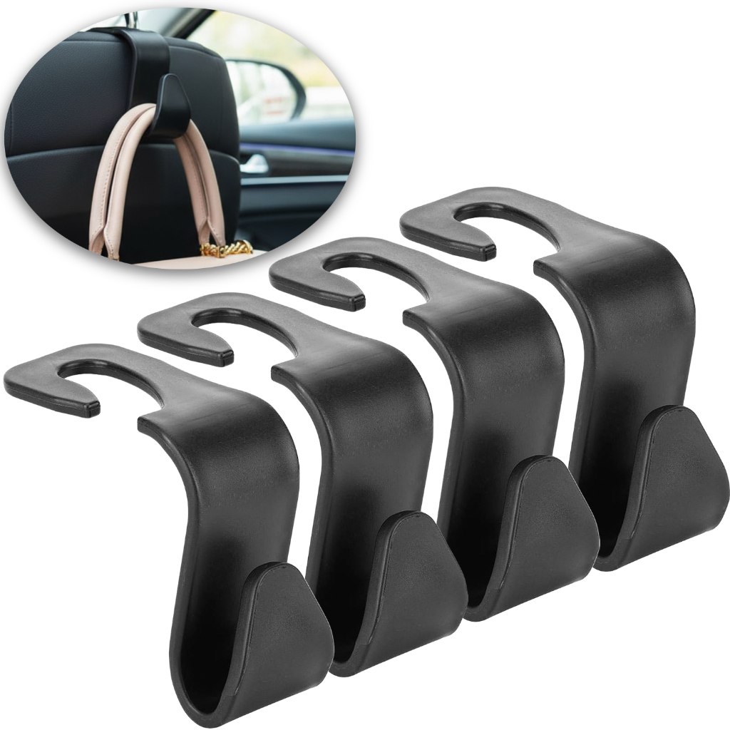Gancho Carro Porta Sacolas Bolsa Blusa Garrafa Organizador Automotivo Cabide Banco Encosto Cabeça Veicular Universal