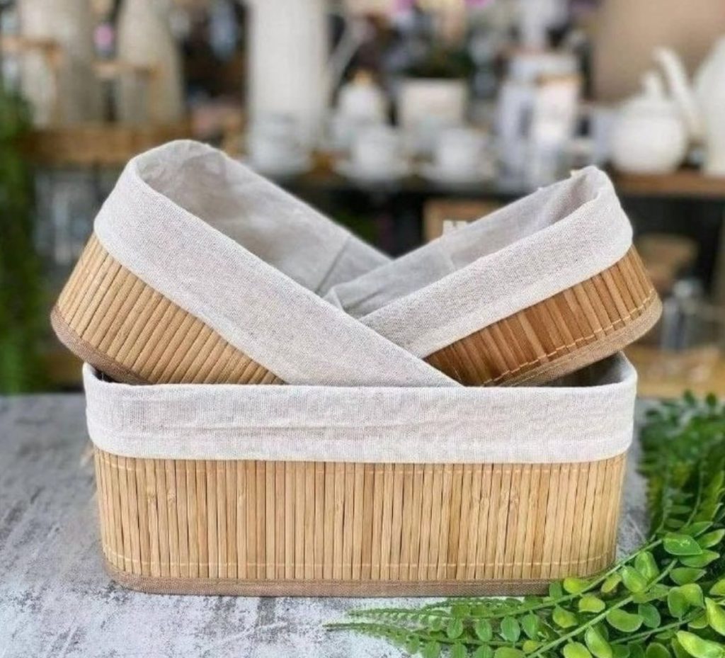 CESTO DE BAMBU PRA ORGANIZAR A BAGUNÇA DO ROLÊ, VELHO!