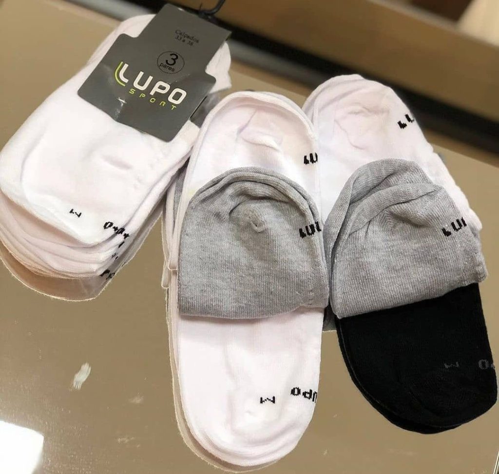 KIT COM 10 PARES MEIAS LUPO SOQUETE PRA NAO DAR BANDEIRA