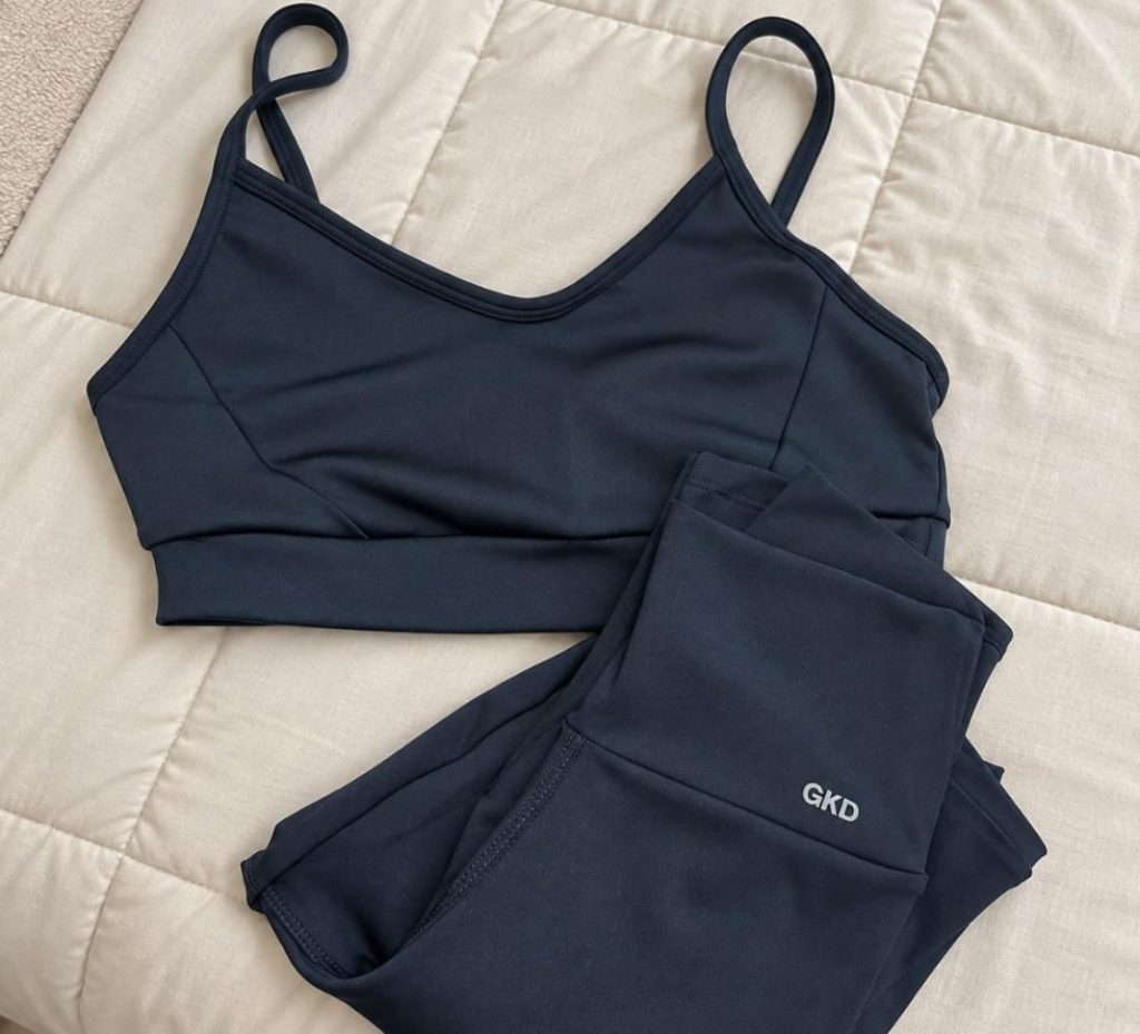 Conjunto GKD Legging Cós Alto + Top Duplo (9 Cores)